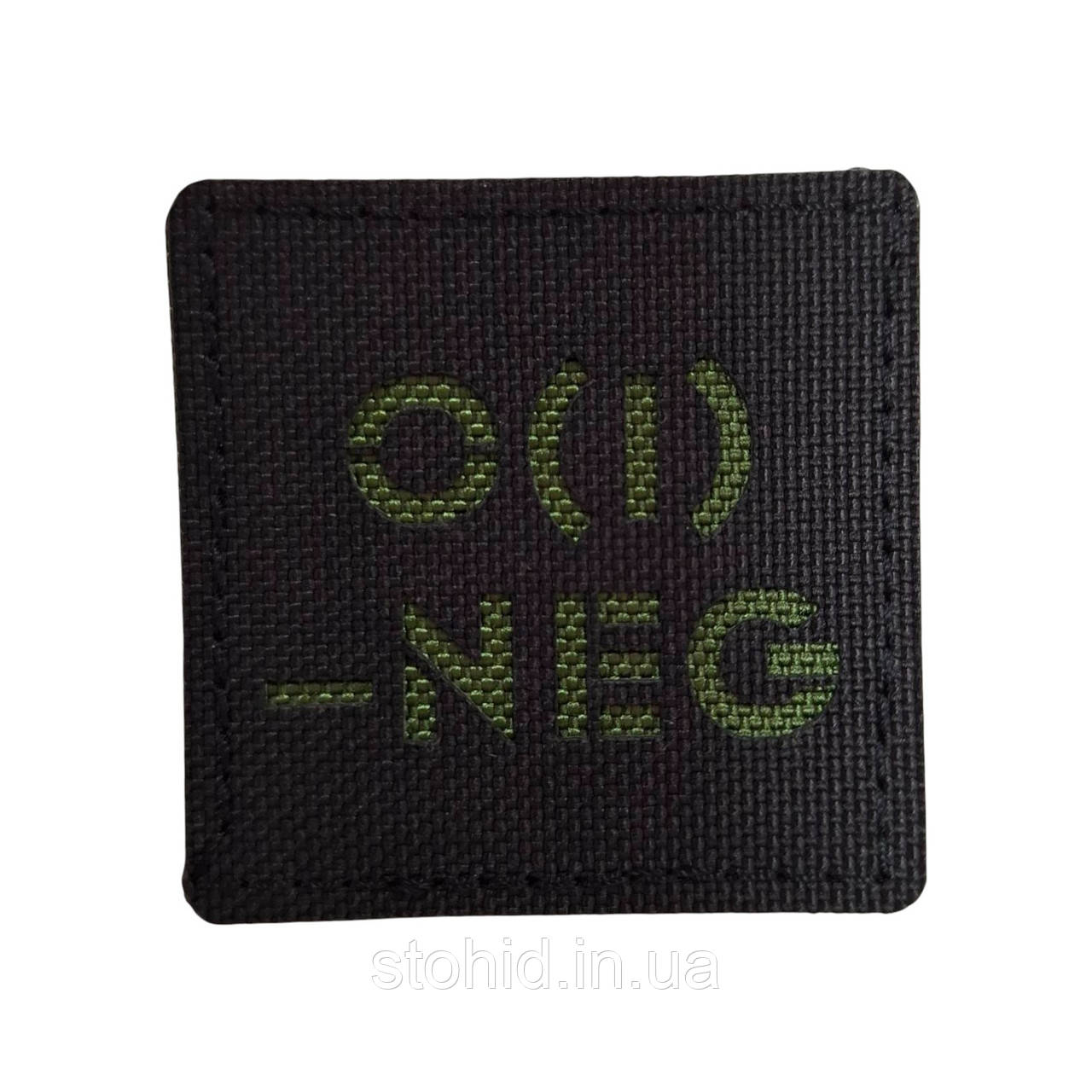 Патч група крові Олива Хакі 5х5 Стохід 1-, фото 1