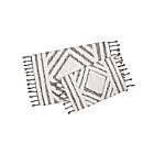 Набір бавовняних килимків для ванної кімнати Irya 60*90+40*60 Hoover siyah/ekru чорний/молочний