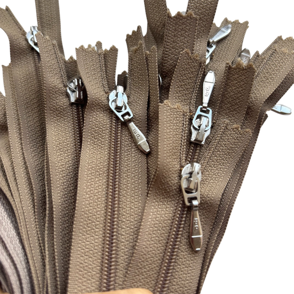 Блискавка спіральна  тип Т3 17см беж, фото 1