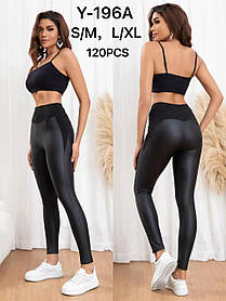 Лосини жіночі шкірзам оптом, S/M-L/XL рр., арт. Si-Y-196A