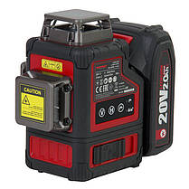 Акумуляторний лазерний рівень 3D WORCRAFT XCUBE026, фото 3