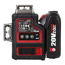 Акумуляторний лазерний рівень 3D WORCRAFT XCUBE026, фото 5