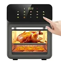 Аерогриль SilverCrest електричний, чорний 3000W 15L