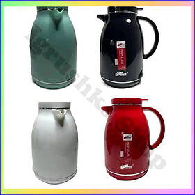 Термос глечик скляна колба 1.5 л чайник графин для напоїв туристичний термос ергономічна ручка