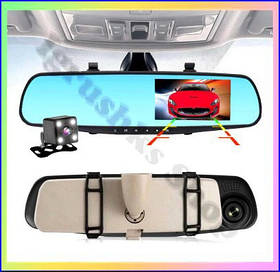 Відеореєстратор дзеркало Dvr L9000 Full HD автомобільний реєстратор із двома камерами нічна зйомка G-сенсор камера заднього виду