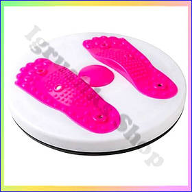 Тренажер Диск здоров'я масажний магнітний обертається для талії живота та ніг з масажем стоп Waist Twisting Disc