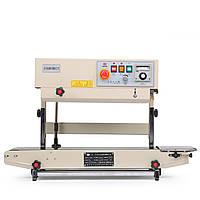 Конвеєрний зварювач пакетів Triniti FR-770V вертикальний роликовий зварювач (запаювач) з датером