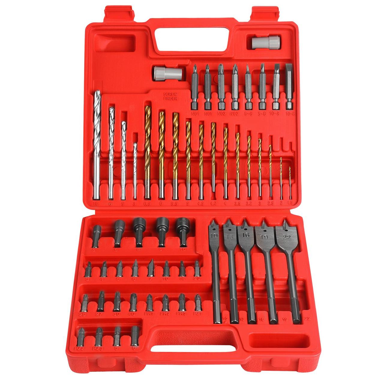 Набір біт і свердел 57 предметів Kraft&Dele KD11272, фото 1