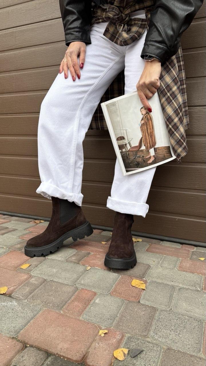 Ботінки жіночі,коричневі, фото 1