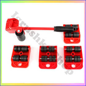 Набір для переміщення меблів ролики для важких предметів платформи для меблів важіль для переміщення меблів