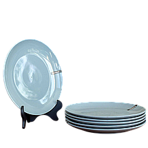 Сервіз столовий 30 предметів блакитний порцеляна Ardesto Capri, фото 4