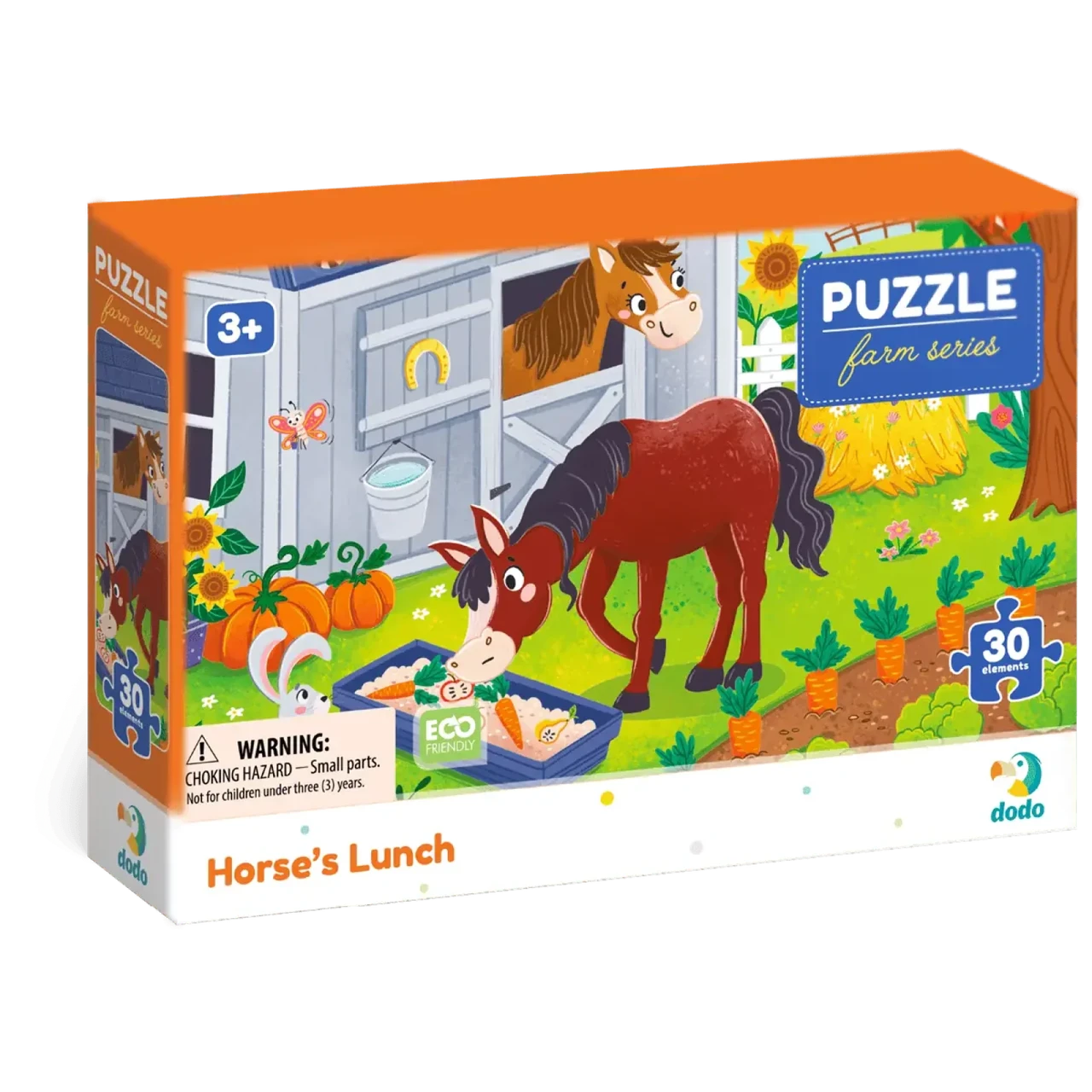 Гр Пазл "Обід для коника" 300684  "DoDo", 30 елементів, в коробці, фото 1