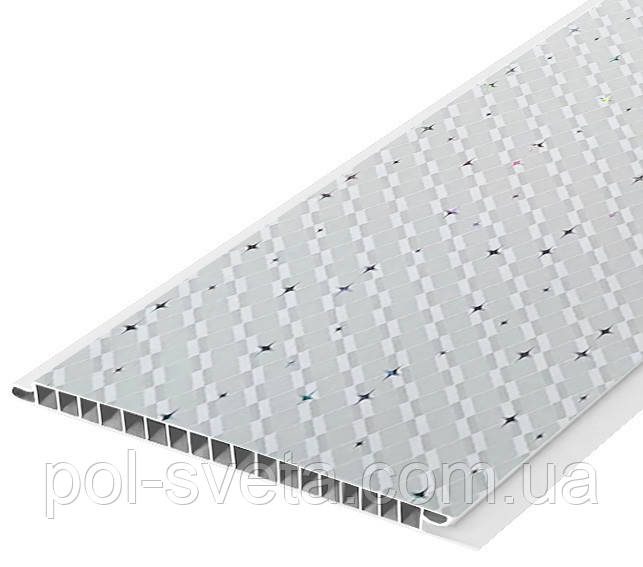 Панель пластикова Decomax Hollywood 6000х250х8 мм Декоративна панель пвх для кухні Листова панель, фото 1