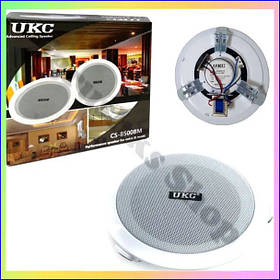 Стельова акустична система UKC CS 8500 вбудовані колонки динаміки діаметр 8 5 дюймів стельові гучномовці для офісу сауни