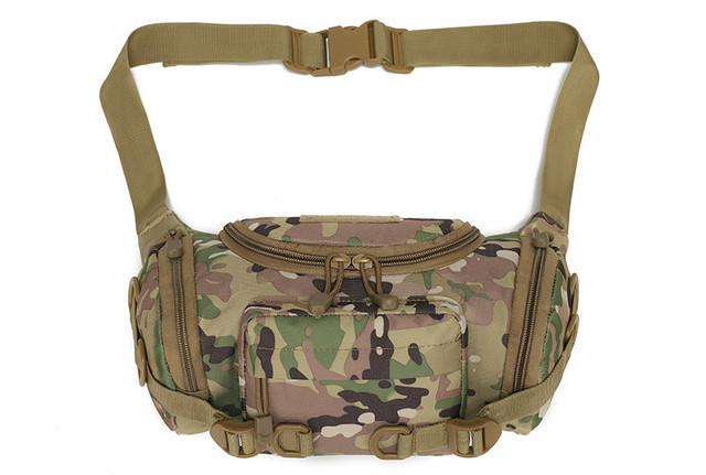 Тактична поясна сумка-бананка Multicam