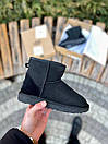 Черевики чоловічі чорні зимові UGG Mini Black (13812), фото 3