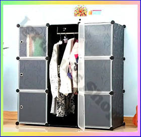 Складна шафа Cube Cabinet MP 39-61 пластиковий органайзер для речей 110х110х35 см багатофункціональний компактний меблевий
