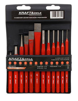 Набір пробійників 12Шт Kraft&dele  KD10111