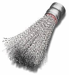 Кінцева щітка для видалення задирок LESSMANN 25х95х120 нержавіючий дріт (048441)