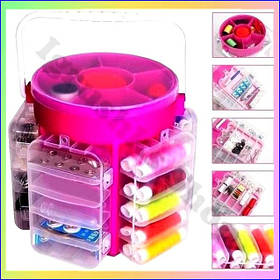 Набір для шиття Supercosturero органайзер 210 предметів компактний швейний комплект для рукоділля