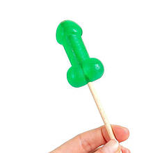 Еротичний льодяник у формі пеніса з ароматом м'яти та охолоджуючим ефектом Secret Play Cooling Candy Lollipop Mint Penis, 25 г 🍃