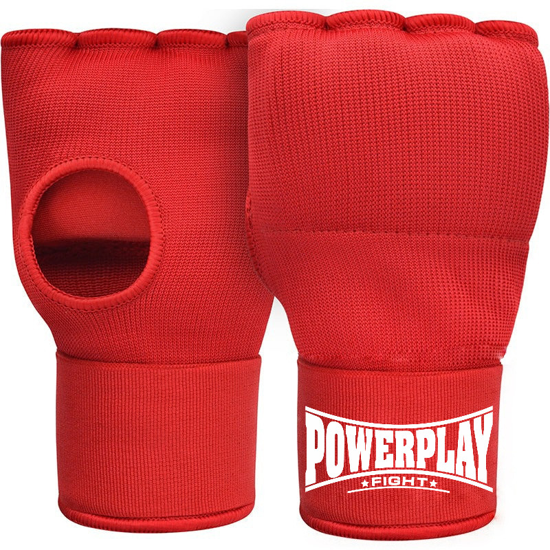 Бинти-рукавиці PowerPlay 3096 з гелевими подушечками Червоні L