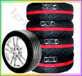 Чохли для покришок та коліс Комплект чохлів для зберігання шин R18 Захисні чохли для автомобільних коліс Зберігання автомобільних