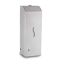 Сенсорний диспенсер універсальний для рідкого мила та дезинфікуючих засобів колір металік