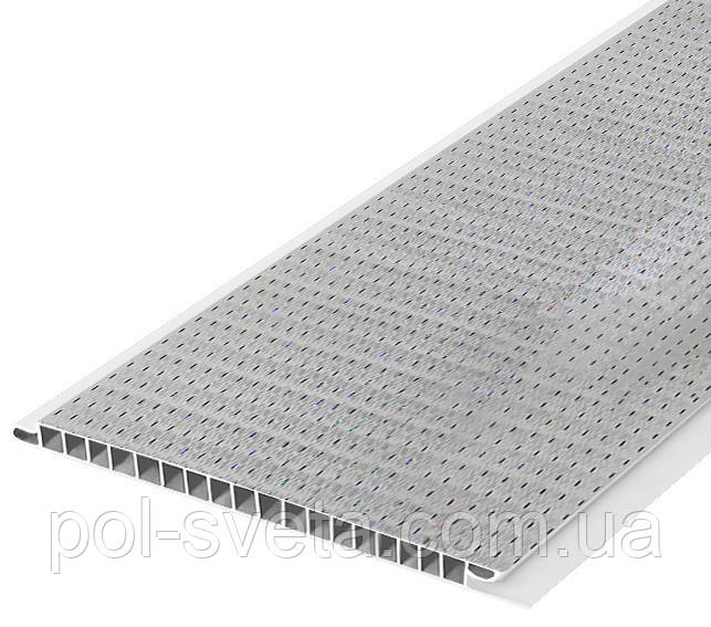 Панель пластикова Decomax Frost 6000х250х8 мм Термоперекладна пластикова вагонка для стін Стельова панель, фото 1
