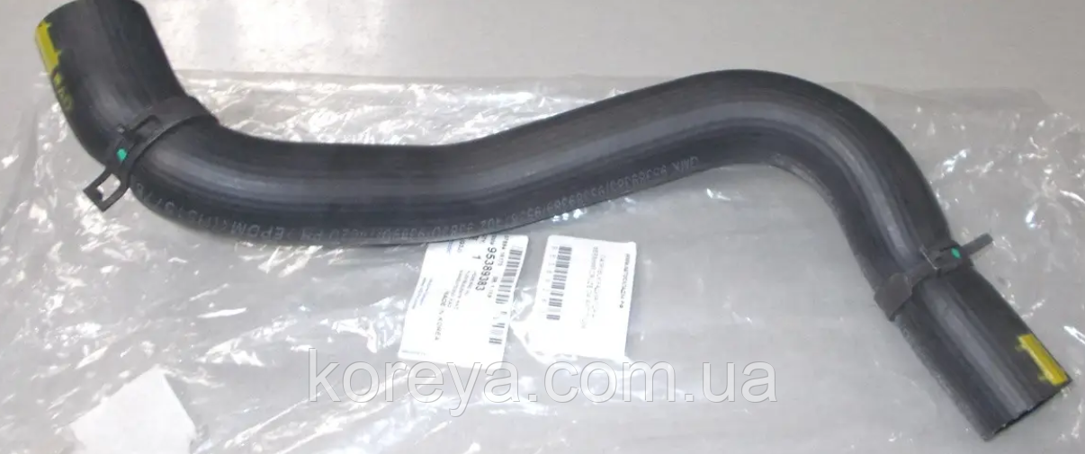 Патрубок радіатора лівий Круз Орландо АКПП GM — 95389383, фото 1