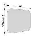 Дзеркало з LED підсвіткою. Прямокутне 50х65 (см.), фото 4