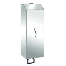 Диспенсер для мила із нержавіючої сталі AISI 304 з пластиковою каністрою NEW