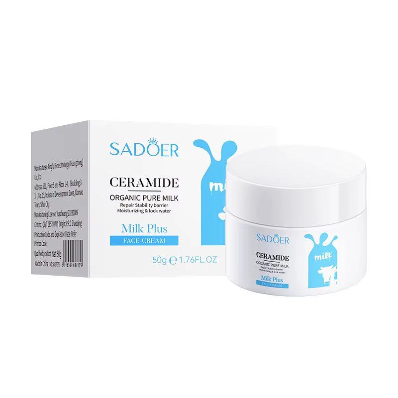 Крем для обличчя SADOER Ceramide Milk Plus живильний, зволожуючий 50 г