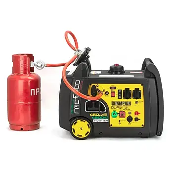 Генератор інверторний 4.5 кВт газовий/бензиновий CHAMPION C4500iES(G)