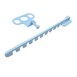 Гребінець обмежувач відчинення стулки пластикового вікна під ручку метал 11 положень фіксації