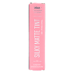 ZOLA x Valentina Lelyukh Рідкі тіні для повік Silky Matte Tint 08 Pink Opal