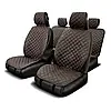 Накидки на сидіння авто з якісної еко-шкіри "Subaru" комплект 4 шт, фото 2