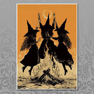 Плакат А4 Хелловін/Halloween 015