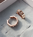 Срібні сережки або з позолотою, фото 3