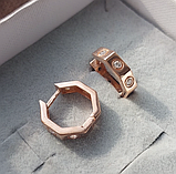 Срібні сережки або з позолотою, фото 10