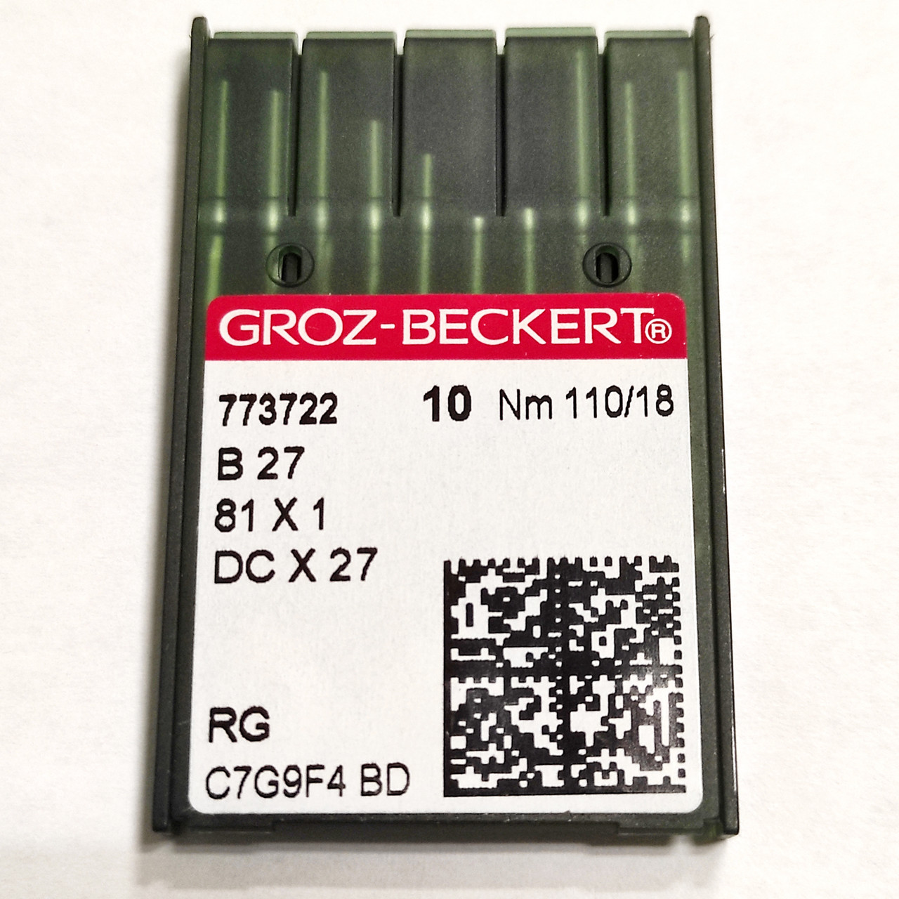 Голки швейні для промислових оверлоків Groz-Beckert DCx27, RG №110/18 (7220), фото 1