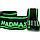 Бинти на коліна MadMax MFA-299 Non slide & slip knee wraps 2.0m Black/Green, фото 6