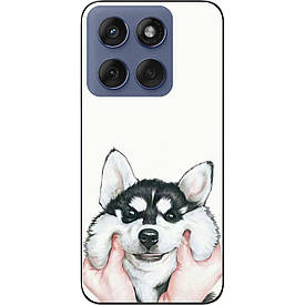 Чохол силіконовий case для Motorola Edge 60 Fusion Хаскі