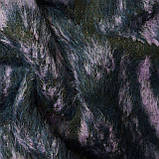 Пальтова вовна довговорсова бузково-чорна, фото 4