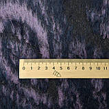 Пальтова вовна довговорсова бузково-чорна, фото 2