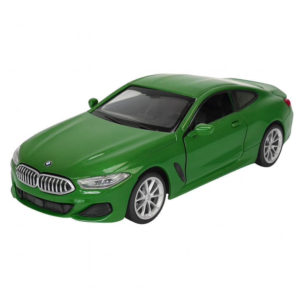 Машинка Автопром BMW M850i Coupé 1:35 зелена — металева інерційна модель зі світлом і звуком, арт. 68415-3, фото 1