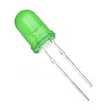 LED світлодіод 3мм 1.8-2В 20мА зелений 1000 шт – комплект діодів для пайки, підсвітки та індикації, фото 4