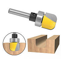 Фреза по дереву пазова фасонна з підшипником 28.6мм 8мм для фрезера ручного