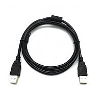 Кабель USB 2.0 AM - AM 1.5м для периферійних пристроїв з феритовим кільцем