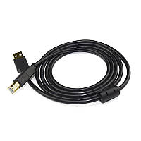 Кабель USB 2.0 AM - BM довжиною 5 метрів призначений для підключення принтерів, сканерів, багатофункціональних пристроїв та іншої